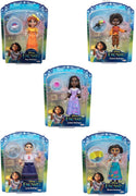 ENCANTO Set of 5 ( Peppa , Isabela , Mirabela , Antonio & Luisa Madrigal ) 3 inch (7.5cm) small dolls , including accessory - on clearance