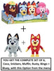 BLUEY - Small plush - SET OF 6 ( Bingo , Bluey , Snickers , Coco, Muffin and Rusty)