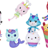 Gabby's Dollhouse - purrific plush set of 8 GENUINE LICENSED PLUSH WITH TAGS in display