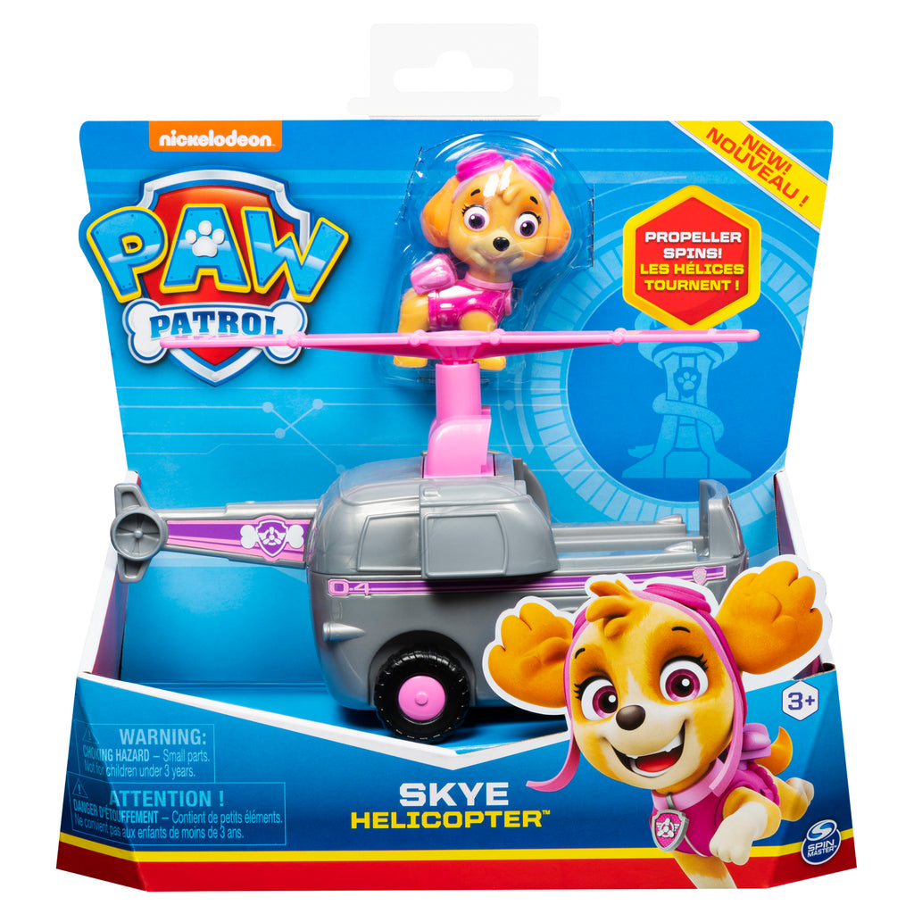 Paw Patrol - ORIGINAL - Skye's Skye Helicopter Vehicle and Pup Skyes