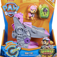Paw Patrol - Dino Rescue - Skye's Deluxe Rev Up Vehicle with Mystery Dinosar Figure