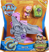 Paw Patrol - Dino Rescue - Skye's Deluxe Rev Up Vehicle with Mystery Dinosar Figure