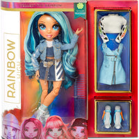 RAINBOW HIGH - SKYLER BRADSHAW - Blue Fashion Doll with 2 outfits