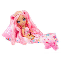 RAINBOW HIGH -  Slumber Party BRIANNA DULCE - Pink fashion doll and playset with 2 outfits to mix & match Sleeping Bag and sleepover doll