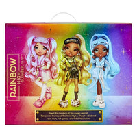 RAINBOW HIGH -  Slumber Party MARISA GOLDING - Gold fashion doll and playset with 2 outfits to mix & match Sleeping Bag and sleepover doll