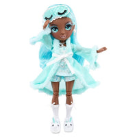 RAINBOW HIGH -  Slumber Party ROBIN STERLING - Light blue fashion doll and playset with 2 outfits to mix & match Sleeping Bag and sleepover doll