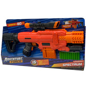 DART ZONE - ADVENTURE FORCE - SPECTRUM RED Motorized Clip-fed Blaster