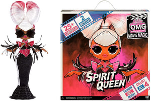 L.O.L LOL Surprise - OMG Movie Magic SPIRIT QUEEN fashion doll with 25 surprises Including 2 fashion outfits, 3D glasses , Movie accessories