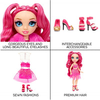 RAINBOW HIGH -  STELLA MONROE - FUCHSIA (HOT PINK) Fashion Doll with 2 Complete Mix & Match outfits