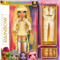RAINBOW HIGH - SUNNY MADISON - YELLOW Fashion Doll with 2 outfits