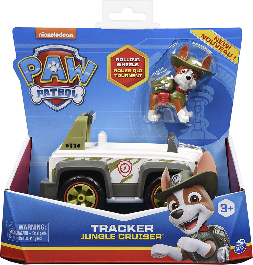 PAW PATROL - Tracker Jungle Cruiser & Tracker Pup - NEW version