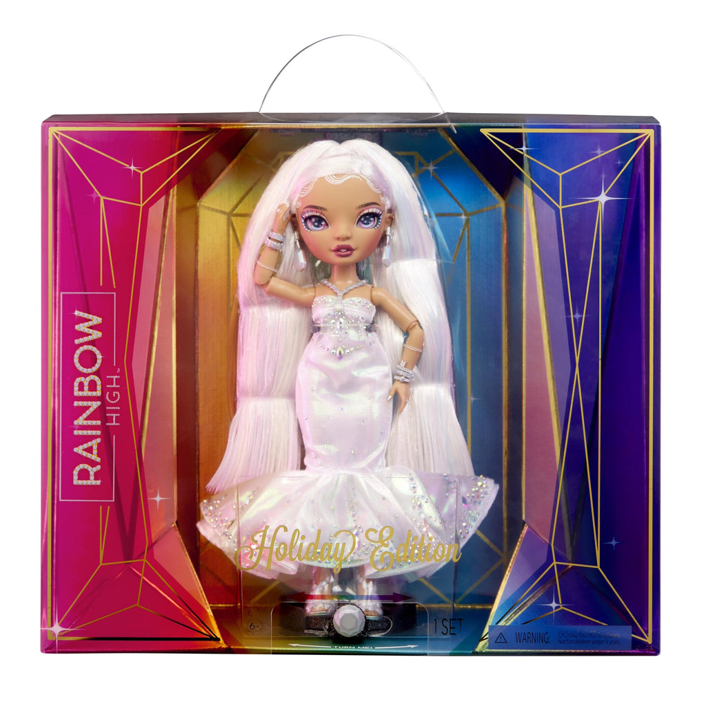 RAINBOW HIGH -  MAINSTREAM EDITION DOLL - ROXIE Grand Holiday Edition Collector Doll - on clearance