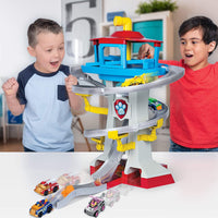 PAW PATROL ~ True Metal Adventure Bay Rescue way Playset with 2 exclusive vehicles