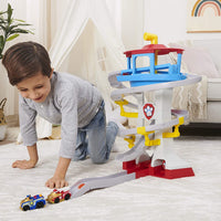 PAW PATROL ~ True Metal Adventure Bay Rescue way Playset with 2 exclusive vehicles