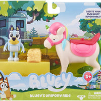 BLUEY - Vehicle and Figure Pack - UNIPONY playset - ON CLEARANCE