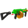 DART ZONE - ADVENTURE FORCE - VILLAINATOR Submachine Pump-Action SuperDrum Dart Blaster