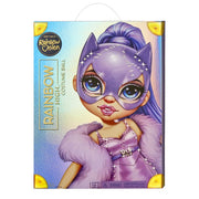 RAINBOW HIGH -  Vision COSTUME BALL – Rainbow High – Violet Willow (Purple) Fashion Doll. 11 inch Kitty Cat themed Costume and Accessories