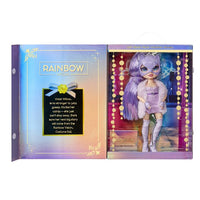 RAINBOW HIGH -  Vision COSTUME BALL – Rainbow High – Violet Willow (Purple) Fashion Doll. 11 inch Kitty Cat themed Costume and Accessories